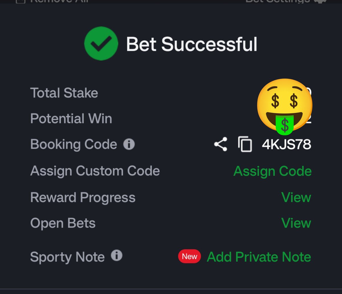 Sportsbet001's tweet photo. We need this win now💪🏾😋 +15 Odds 1st 5' Draw 🔥🔥🔥🔥👏🏾👏🏾

Sportybet Code 🎯 4KJS78 https://t.co/BKElvmgnVc