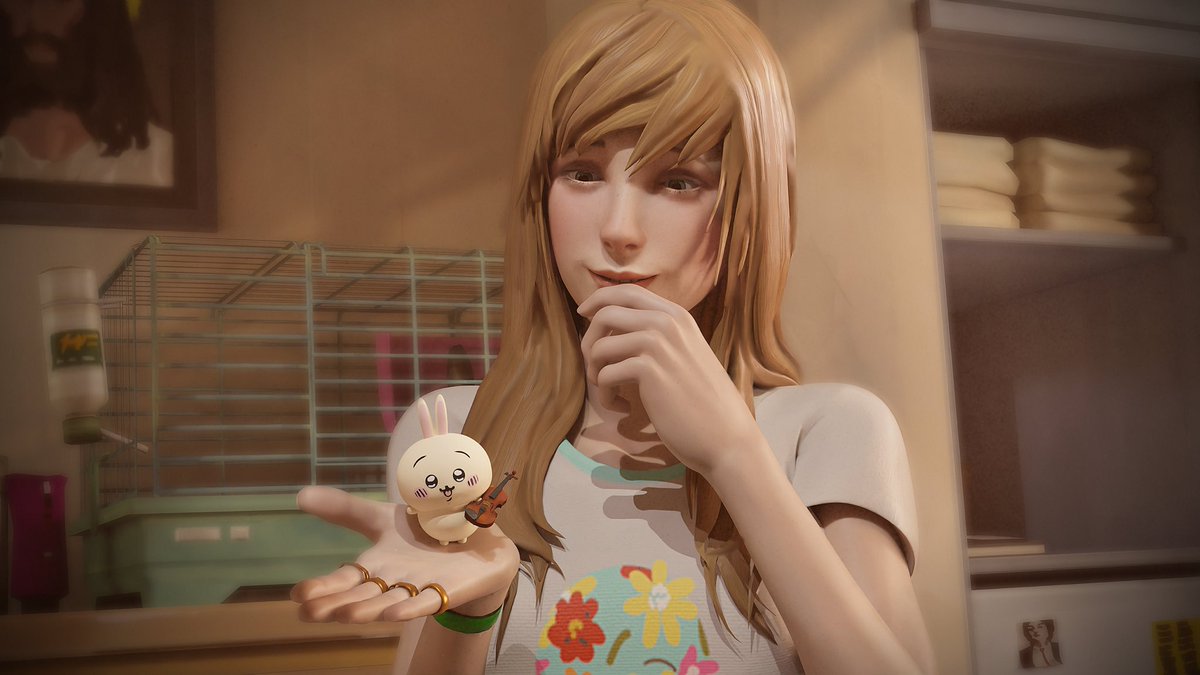 throulookinmax's tweet photo. Silly little creature!

#katemarsh #lifeisstrange #chiikawa https://t.co/vNgHU3KY0j