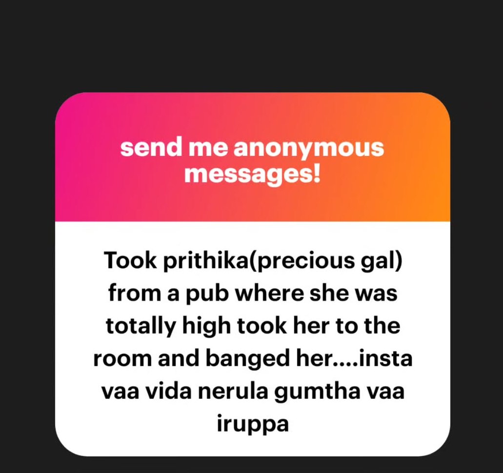 Naughtee_paiyan's tweet photo. Intha mathiri gossips u know about insta fames 😋

Dm 😋😋 https://t.co/Eji90sCSzy