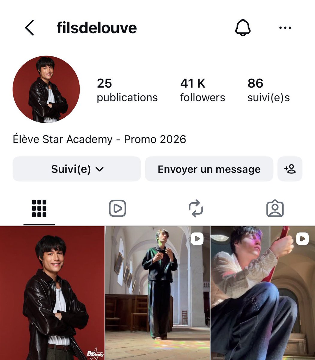 CameronUpdating's tweet photo. 📲 | Cameron a atteint les 41 000 followers sur Instagram ! 

En une semaine, il a gagné environ 39 000 abonnés (en partant de ≈ 2000) ! 👀⭐️

#StarAcademy #StarAcademyLeLive https://t.co/l8nRoEvdOY