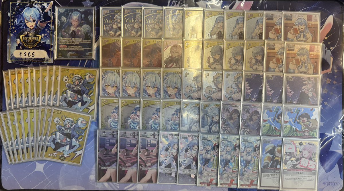 mochi_mtg's tweet photo. Blight Fesに参加してきました
使用:ラミィ単
R1:わため先×
R2:こより先○
R3:AZKi後×
R4:沙花叉先○
リミテ事故しまくった中よく頑張れたと思う。負けは🎲出てダウンさせられずと後手1引けずコラボも出来ずで間に合わず負け。
推しで戦えてよかった！！
かんざわさん開催してくれてありがとう✨ https://t.co/xNXzPAZVGU