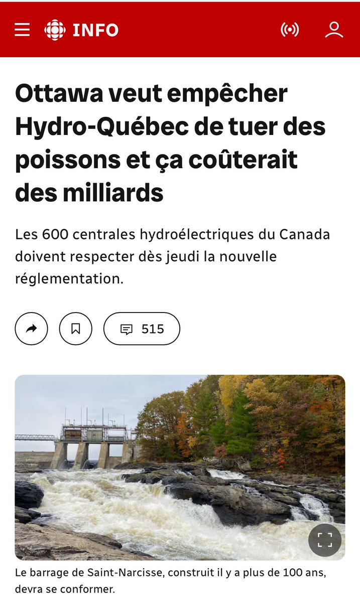 CarolineLessar8's tweet photo. J’hallucine 🤦‍♀️ ça va coûter cher mais aussi risque d'affecter la capacité de production d'électricité.

😂😂😂
Allez vite vous acheter des chars à batterie la gang ont va achever notre source d’électricité propre…

On va toujours la vendre au États et la racheter cette même électricité quand on va en manquer à gros prix en plus… oubliez pas ça !

On est pas capable d’entretenir toutes nos turbines qui fonctionnent pas a capacité et pêches et océans Canada nous tire dans le pied… ça va donner du gaz au séparatisme ça !

On va japper mais pas comme vous penser….

https://t.co/fFSsrFbAqu