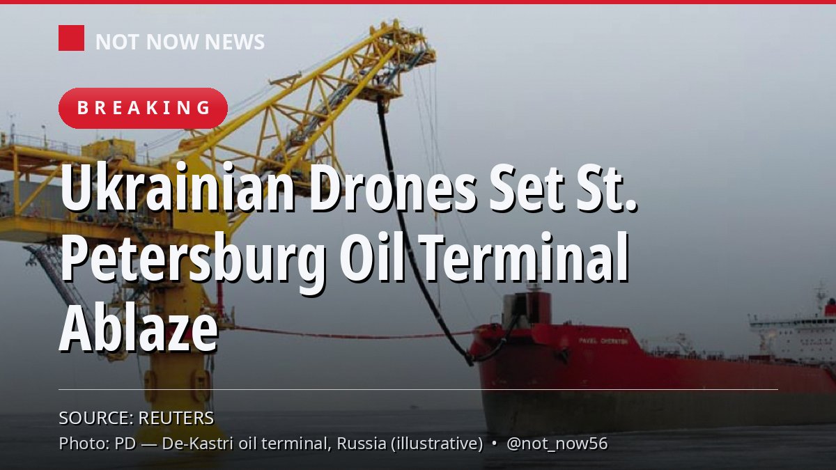 not_now56's tweet photo. BREAKING: Ukraine launched one of its biggest drone attacks on St. Petersburg overnight — oil terminal ablaze, Ozon hub and VK data centre hit. One killed, 15 injured. Peskov: "The Kyiv regime is resisting." #Ukraine #Russia #StPetersburg
https://t.co/21s4TLL3n4 https://t.co/of4zRB6wkq