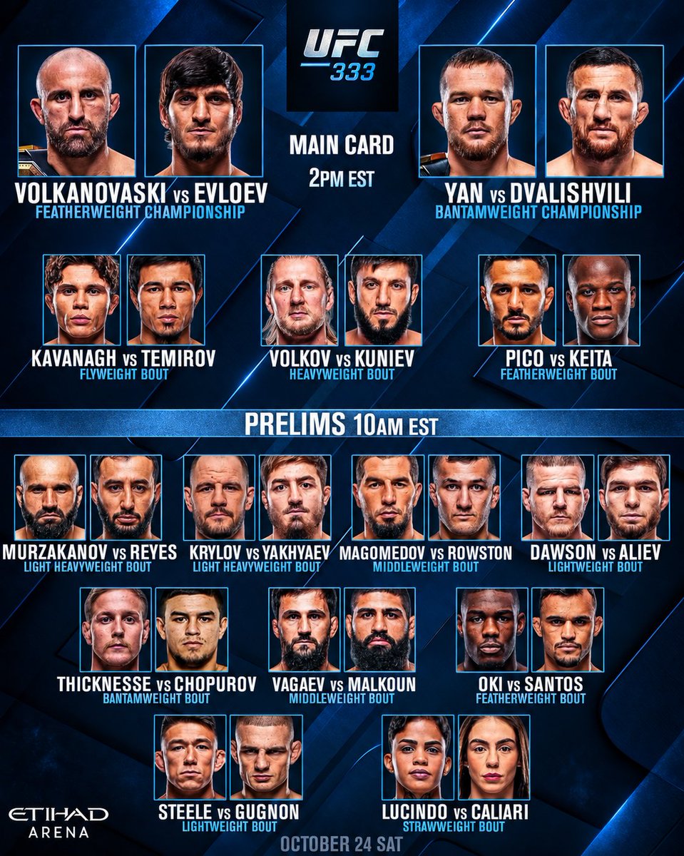 fightdigitale's tweet photo. ⏳️ #UFC333'e sadece bir hafta kaldı! https://t.co/IFloZtdFOK