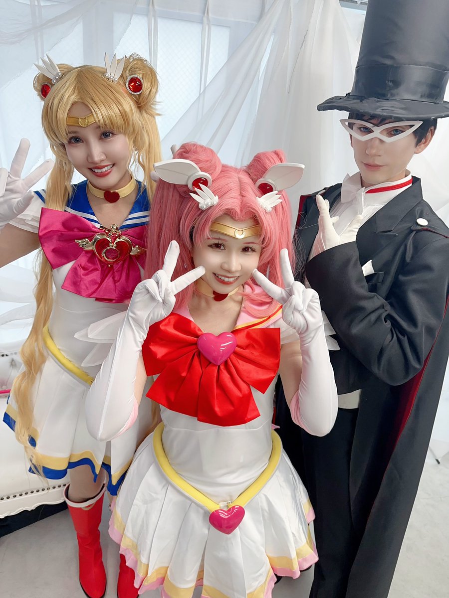 takatorixx2's tweet photo. #美しき戦士たち2026 
本日は美しくて麗しい皆さんの撮影に
お手伝いでお邪魔しましたー🌙*·̩͙
最高の時間でした✨
#セラムンコスプレ部 https://t.co/VS7hjEnEMx