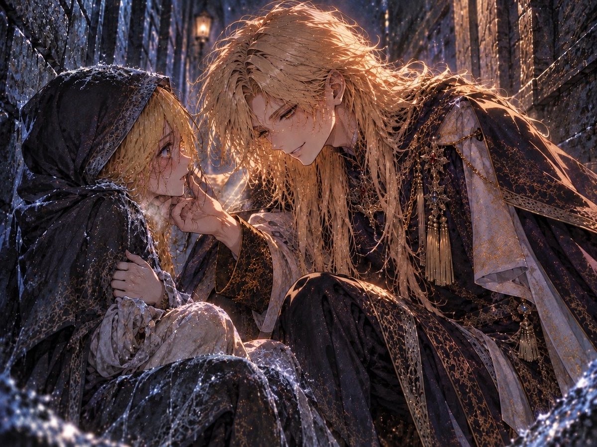 Mana18_0624's tweet photo. 夜の王都で、黄色い髪の男ヒュレは、困っている女性に声をかける
その親切な振る舞いの裏にあるものとは。そして、彼が女性の髪をとく櫛に刻まれた文字とは

「木で作られた櫛には、『コ……ト』と掠れた文字が彫ってあった。」

『忘れられた記憶を探して』
第149話外伝「櫛」更新！ https://t.co/OVgiojSNC7