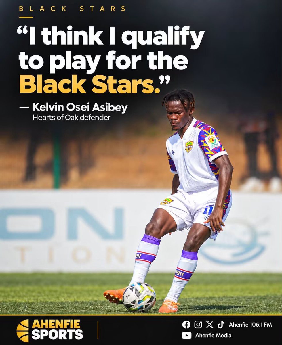 TrellTymlezz's tweet photo. Osei Kelvin Asibey is arguably the best centre-back in the Ghana Premier League this season. 🇬🇭👏

I watched him closely at Nii Adjei Kraku II Sports Complex yesterday, and I believe he has what it takes to earn a Black Stars call-up. I agree with him that he deserves it https://t.co/wsifGiLwgY