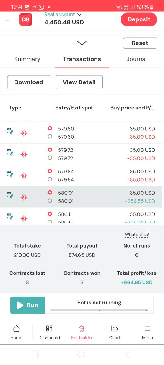 D_Maria_Legacy's tweet photo. Nexus_v9 in action: +$664.65 net profit.
Staying stuck on a demo account only delays real progress. True discipline and execution are built when live equity is on the line.
🤖 Bot: Nexus_v9 ($100 lifetime access)
#Zambia #Nigeria #binaryoptions #Trending #viralvideos https://t.co/70AKHADfKM