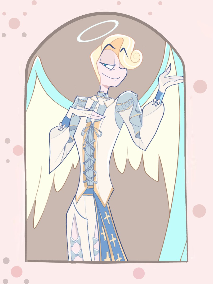 Chhiwyw's tweet photo. why didn't they put you on the new merch, you goofball.
#HazbinHotel #HazbinHotelSaintPeter #HazbinHotelFanart https://t.co/cjLLWyEwGv