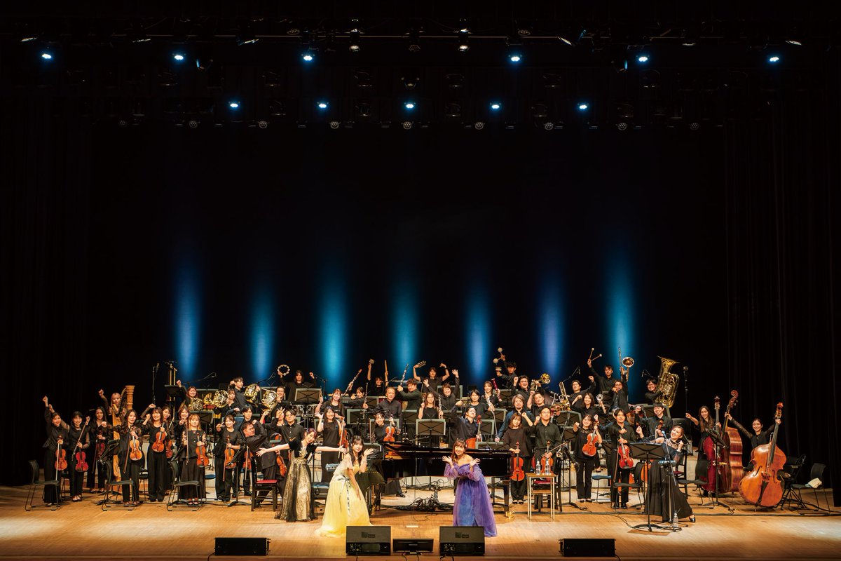 ArtsInnovator's tweet photo. 🎻✨ 『Meet the Symphonic』終演✨🎻
昼夜2公演、たくさんの皆さまと音楽を楽しむことができました💕

高垣彩陽さん、岬なこさんの素晴らしい歌声とオーケストラが重なり、会場いっぱいに熱気が広がるステージに🎶
ご来場いただいた皆さま、ありがとうございました！

#MeettheSymphonic
#高垣彩陽 #岬なこ
#グランドフィル