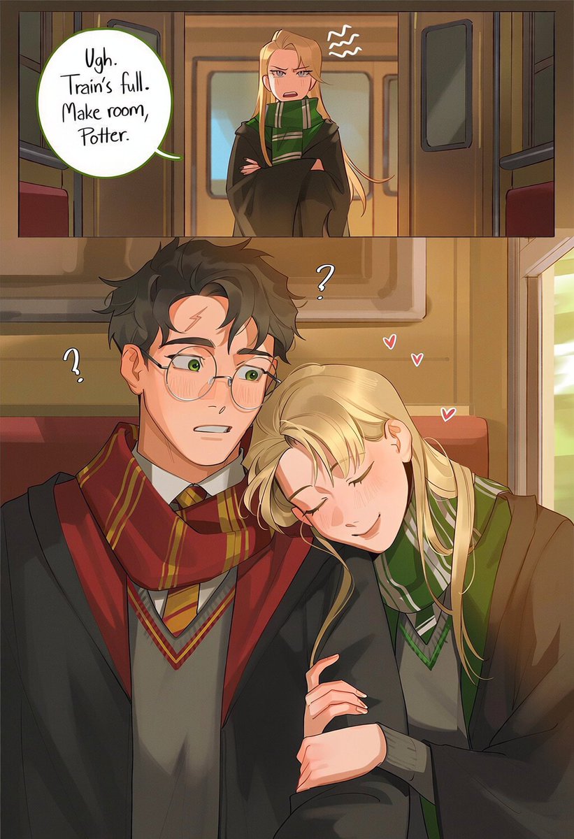 _JustPottah's tweet photo. ──────

Sometimes, he doesn't know how to react to her anymore.

One moment, she's insulting him and telling him to get lost.

The next moment, she forgets all about personal space. And it starts right on the train.

This girl is so complicated.

────── https://t.co/KZiOhaFwbU