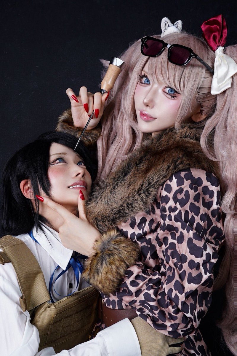 justtimeruner's tweet photo. コスプレ⚠️先端恐怖症注意

盾子ちゃん、私が死んだら絶望してくれるんだ…♡ https://t.co/MhMewNLAUO