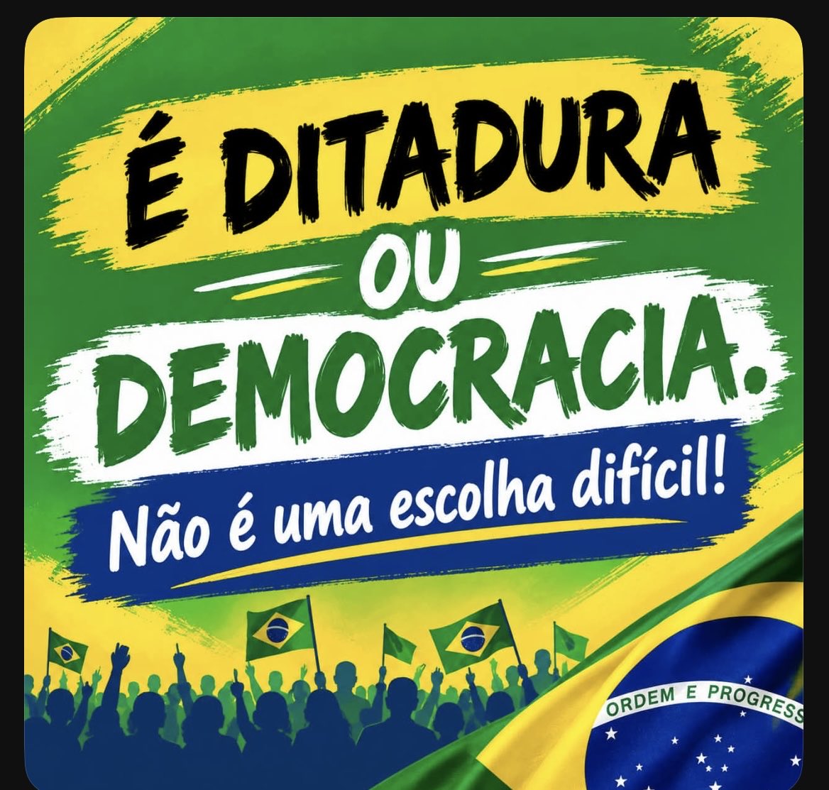 CrisLac37200183's tweet photo. @CostaJr2023 #LulaPelaDemocracia https://t.co/a9I7krTWfs