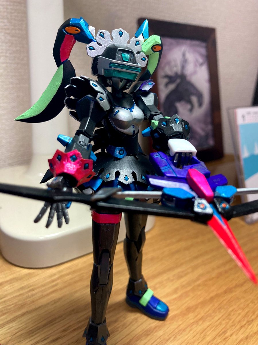 naxcp_u's tweet photo. 昔作ったものですが
オリジナルゲーミングカラーフェイです！なかなかクールにできました！自画自賛！😂
#VO電脳模型展示会
#フェイ・イェンオンリーオンライン展示デイ2026 https://t.co/9WUQgOnOeY
