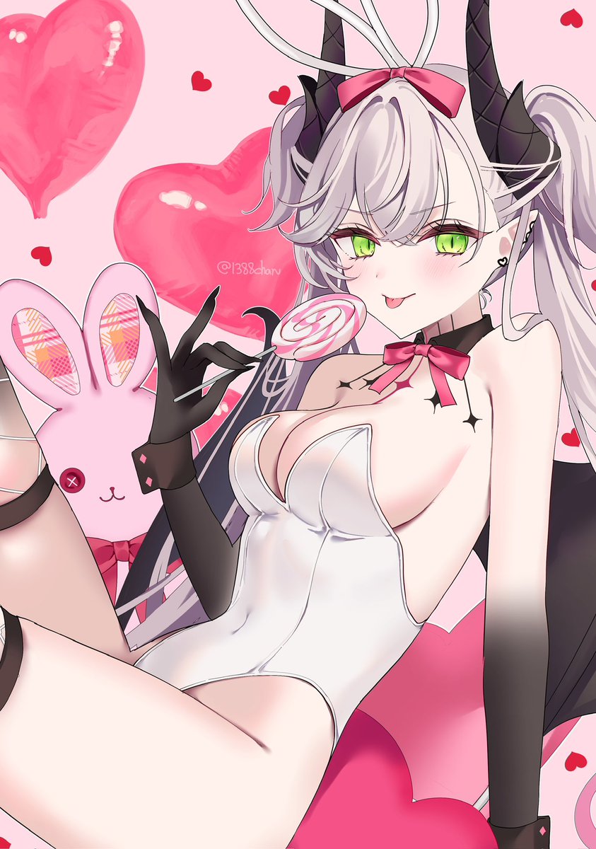 1388chan's tweet photo. リリスちゃんバニー🐰🩷 https://t.co/iUrGNx7hUJ