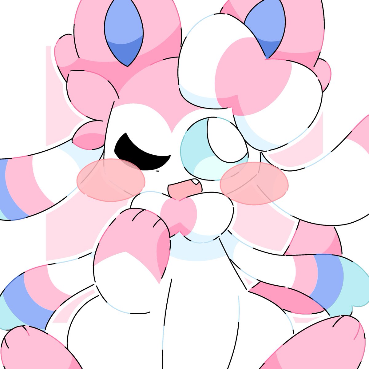 s1uger_'s tweet photo. #ニンフィア #Sylveon https://t.co/edaMrayYs9