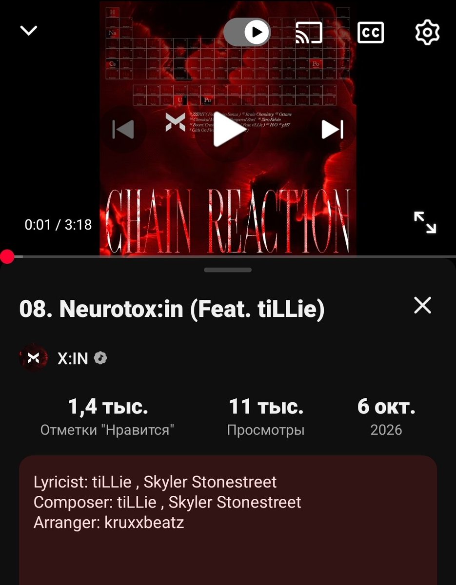 blueberryma_'s tweet photo. It turns out Skyler Stonestreet was also a lyricist and composer for the song Neurotox:in #XIN https://t.co/WTtK0wvoye