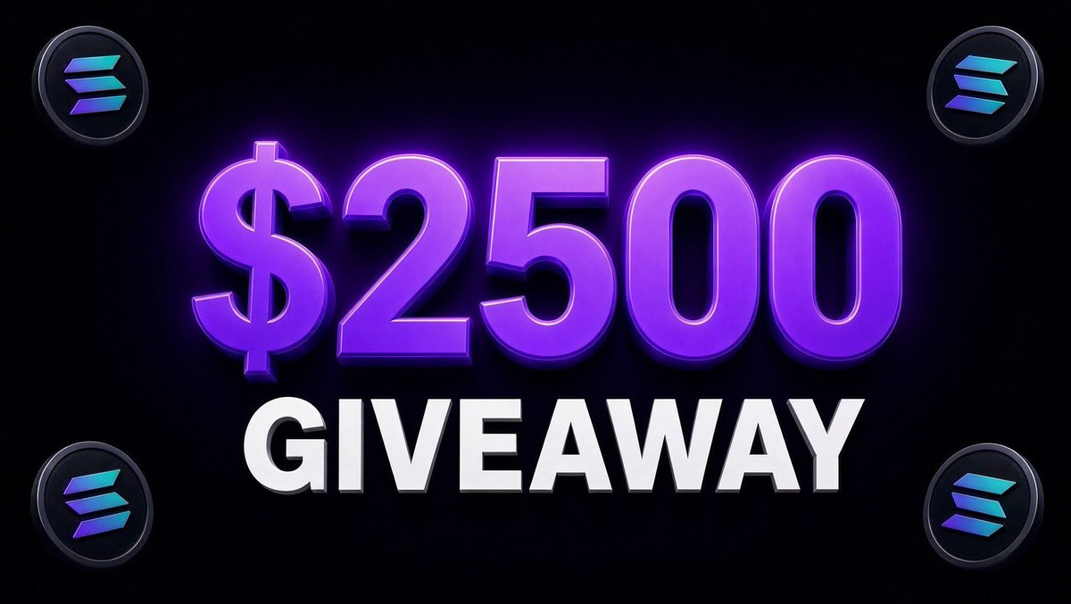astro_degens's tweet photo. $2,500 Solana Giveaway 

10 Winners • $250 each ($SOL)
To enter:

✅ Follow @astro_degens 
✅ Like &amp; Retweet 
✅ Tag 2 friends https://t.co/8S5h7RyhFV