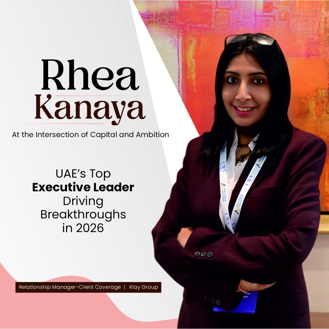 karecool7736's tweet photo. #RheaKanaya, Relationship Manager – Client Coverage at #Klay, graces the cover of Arabian World magazine for her exceptional ability to build trusted client relationships and drive business growth through strategic financial solutions. Her https://t.co/BIrrIb7i76