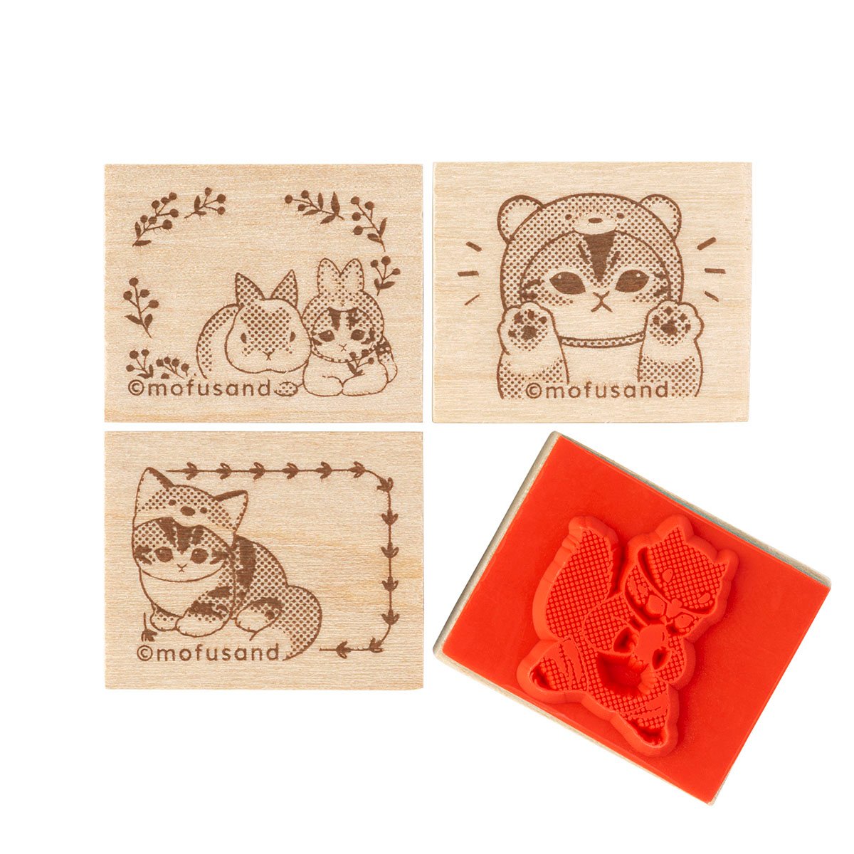 mofusand_market's tweet photo. 🌲新商品🪵

 𝗺𝗼𝗳𝘂𝘀𝗮𝗻𝗱 WOODLANDS
『木製デコレーションスタンプセット』
1,430円(税込)

森のにゃんこを ポンっ🌳
手帳やノートに押して
自分だけのデコレーション✨

枠の中にひとこと添えても✉️🦊

#もふもふマーケット にて
10/23(金)11時販売開始🛒

#mofusand #モフサンド https://t.co/T7EW5pGflV
