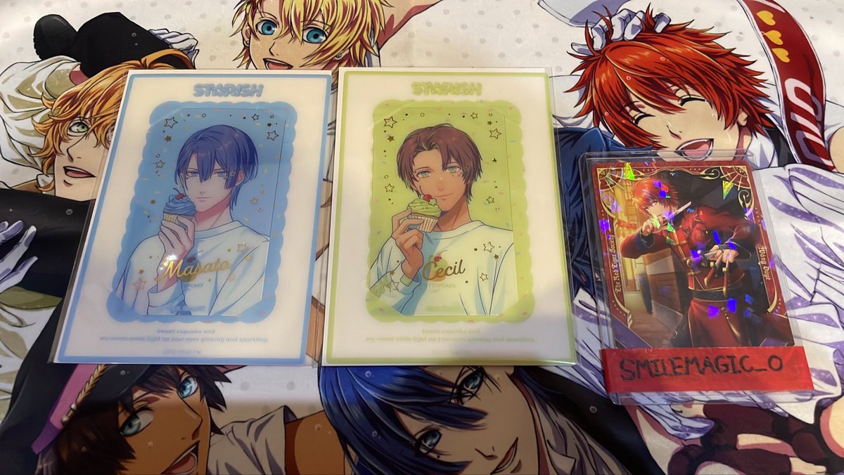 SMILEMAGIC__O's tweet photo. 【交換】
うたプリ BGS BMC BE MY CUPMAKE 
ビジュカ レア スペシャル

譲▶︎真斗 セシル

求▶︎音也

検索からもお気軽にお声がけ下さい🙇‍♂️
よろしくお願い致します！ https://t.co/LUjDtI1QUt