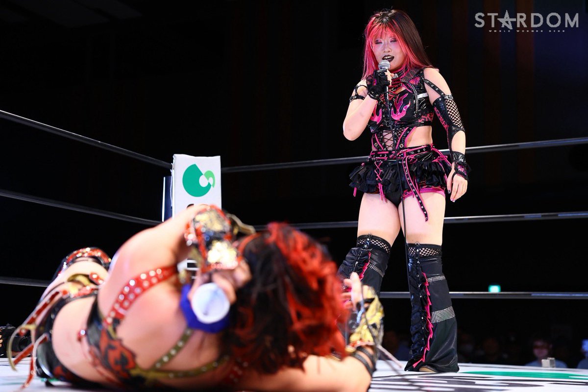 RINA_STARDOM's tweet photo. 信じられないのも分かる。
受け入れ難いのも分かる。
でもこれが現実。これが結果。🤑❤️‍🔥

しっかりど強い林下詩美を全身で感じれて最高だったよ。
勝った私はもっと強いってことも証明されてね。

私はもう誰にも止められないとこまできたの。
まだまだ始まりにすぎない🩷🖤

 #STARDOM https://t.co/tkwWqy8iYd