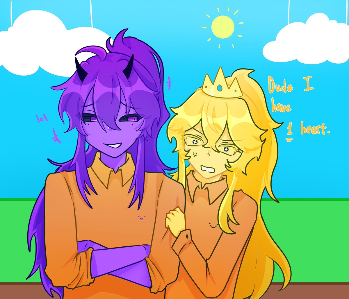 eggchanmoe's tweet photo. she has ONE heart left chill out yo
#mutinyduo #wemmbufanart #princezamfanart https://t.co/4g01fAisQY