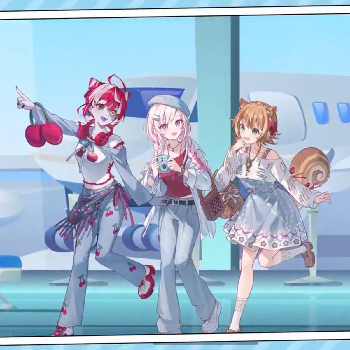 HeyLukiHere's tweet photo. THE ARTSTYLE, HAIRSTYLES, &amp; FASHION SENSE R SO GOOD OMG THIS HAS BECOME MY FAVE HOLOID FULL UNIT KEY VISUAL SO FAR 😭 ❤️ AS A FANGIRL IM AM VERY SATISFIED 😭❤️

MY OSHI OLLIE ESPECIALLY LOOKS SO CUTE I'M SO HAPPY 😭❤️

I like how their outfits r color coordinated per-group too 😭 https://t.co/P5C64jqj4x