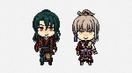 sin_yuino's tweet photo. 鄭成功＆周瑜 #Fate_SR #FateSR_Art https://t.co/ohk8ZxwyMU