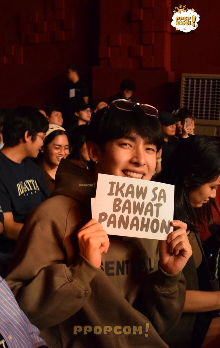 ppop_com's tweet photo. SB19 Justin is here to support Angela Ken on her now sold out show!

@justintdedios 
@anqelaken 
#AngelaKENcert 
#PanahonNaNatinConcert https://t.co/kn65PTazD6