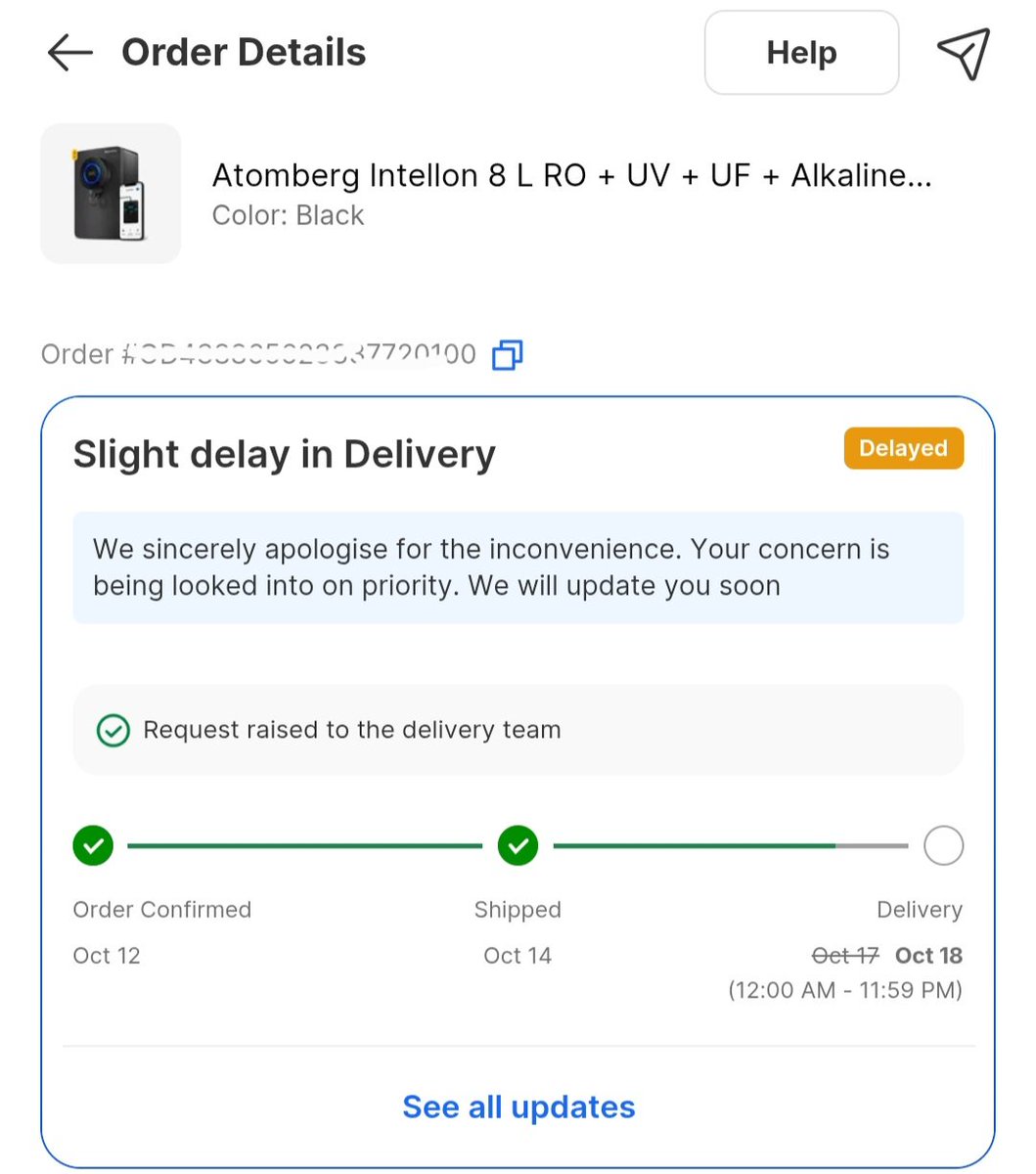 piyushgupta42's tweet photo. #flipkart @Flipkart @flipkartsupport 

Jab delivery onetime nahi ho sakti to why you take the order. I am facing multiple time issues with Flipkart if one day delay then wo continue delay hota hai.

If order deliver nahi hota aaj please cancel my order and refund me.

 @amazonIN https://t.co/JyMewBSBdL