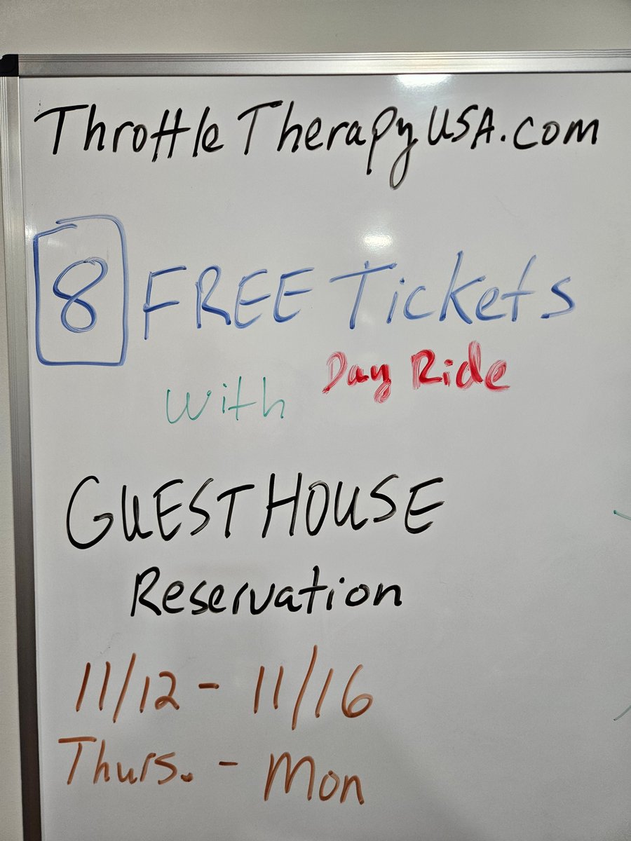 TTLakeAnna's tweet photo. Want to join our sold-out Day Ride on Nov 14–15? 🏍️💨

Book the Guest House for Nov 12–16 and get 8 free passes for your crew! Arrive early, gather around the campfire, and gear up for an epic weekend of riding. 🏠🔥

Reserve your stay: https://t.co/sfXcIfOYmC

#DirtBike #ATV https://t.co/4QxYwGVHo5