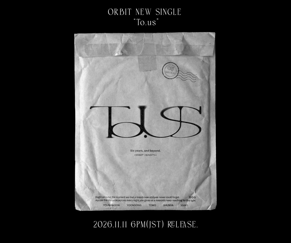orbit5_ofcl's tweet photo. ORBIT New Single "https://t.co/cfmHDNeK6w"
2026.11.11 Release

<TRACK LIST>
01. https://t.co/cfmHDNeK6w
02. WISH

🔗https://t.co/oRCTI6c3BM

#ORBIT #오르빗
#ORBIT_To_us https://t.co/27HkcZXnus