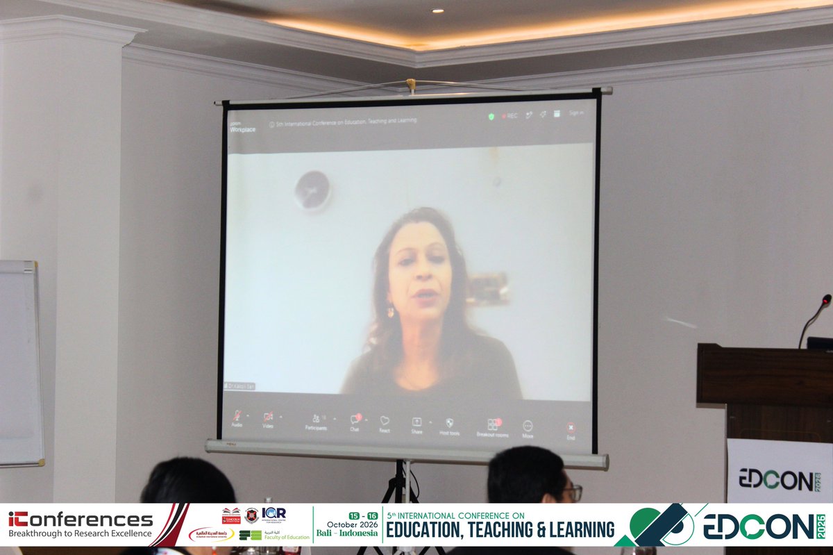 conferences_i's tweet photo. 🎓 Another engaging keynote at #EDCON2026!

Prof. (Dr.) Kakoli Sen from IIM Sambalpur, Delhi Campus, India 🇮🇳 shared valuable insights and inspired interactive discussions among our global participants.

📸 Highlights from Bali!
https://t.co/Kex4o3ZszL

#Education #EDCON2026 https://t.co/rbEvmiFdVI