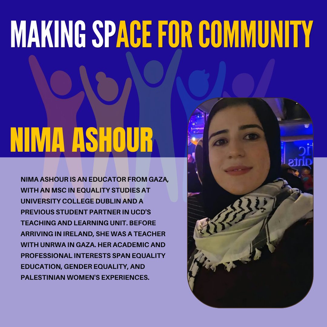 devperspectives's tweet photo. We are thrilled to introduce our other panellist, Nima Ashour. Nima is a former teacher for UNRWA in Gaza, bringing with her a wealth of knowledge and a critical perspective of the current context for the global community and community education.

She has received acclaim for her work with University College Dublin, being selected this year following a competitive selection process to serve the Students as Partners role within University College Dublin Teaching and Learning. Nima also recently completed her MSc in Equality Studies at University College Dublin.

After being evacuated from Gaza in 2025 through the Ireland Fellowship Program, Nima has continued to be actively involved in advancing equality, inclusive learning, and meaningful social change in Ireland and globally.

We are honoured to welcome her onto our panel on the 4th of November. Get your tickets now so you don’t miss out on her input.
Register here 🎫  https://t.co/jAaOo3TIjO

#community #education #dublinireland #saolta2026 #dublinevents #IrelandEvents #LouthEvents #eventlifedublin #marinoconference