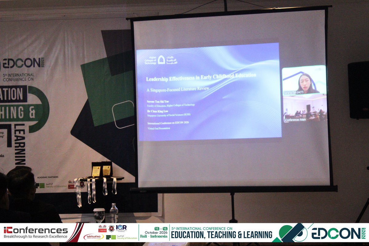 conferences_i's tweet photo. ๐ Another keynote highlight from #EDCON2026!
Dr. Lo Yueh Yea from the University of Malaya, Malaysia ๐ฒ๐พ shared valuable perspectives during the conference in Bali, Indonesia.
๐ธ Moments from the keynote session!
https://t.co/lN90G9PK95
#Education #TeachingAndLearning https://t.co/CxnPCWtRk3