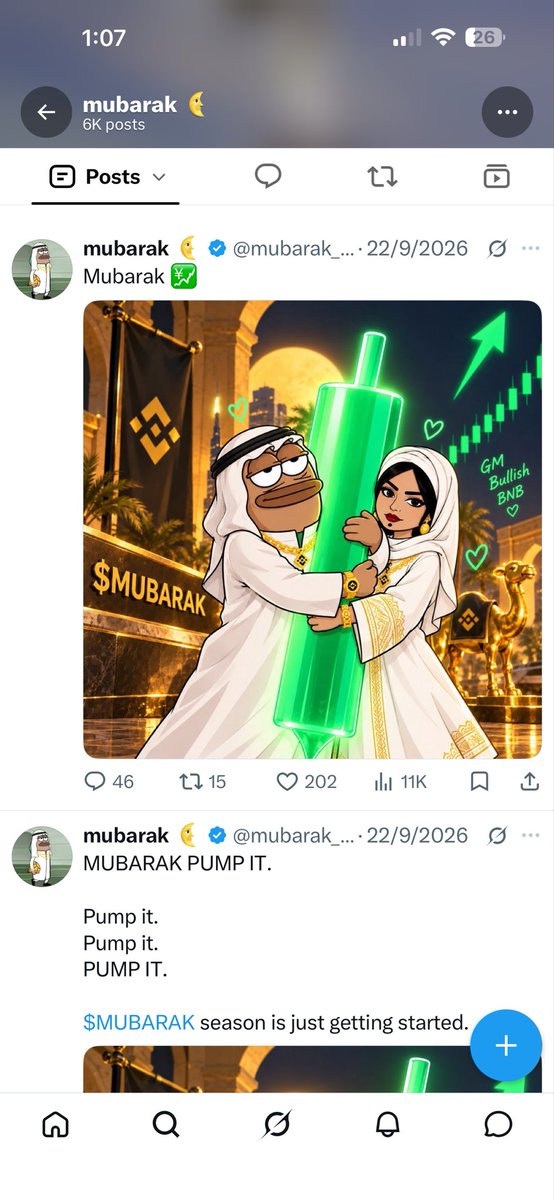 BenAromas's tweet photo. @czbinanceprd $Mubarakah https://t.co/YlhoYqlCxN