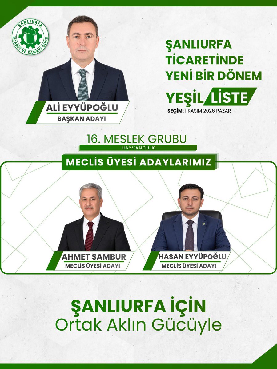 alieyyupogluu's tweet photo. Şanlıurfa ticaretinde yeni bir dönem…

16. Meslek Grubumuz!

🟢 Yeşil Listede buluşalım

#sutso #güncel #sanliurfa https://t.co/xHBQJtTnbP
