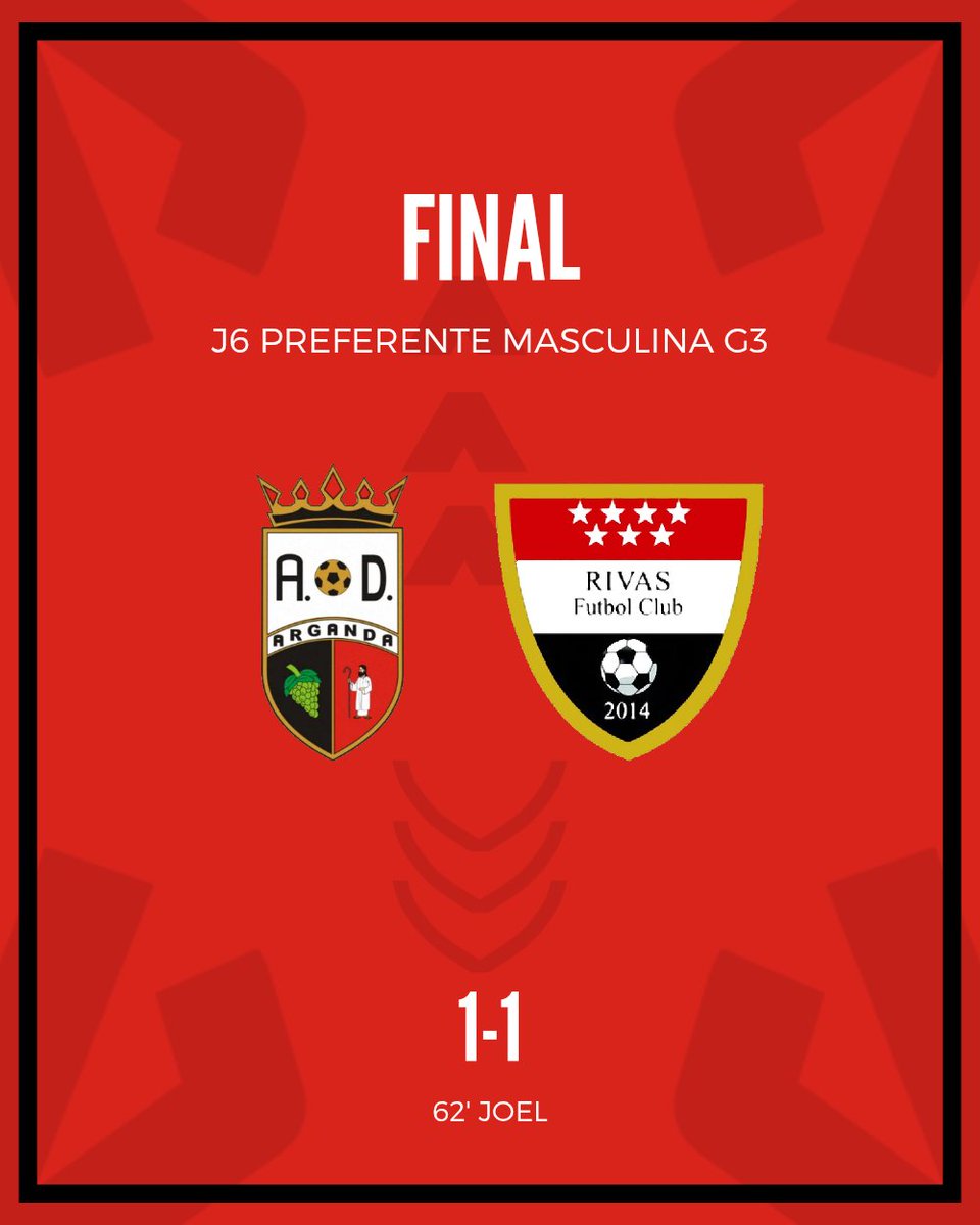 ADArgandaCF's tweet photo. 90' | ADA 1-1 RIVAS FC
Final en el Municipal
#ADAvsRIVAS https://t.co/FJ9MbLdB8H