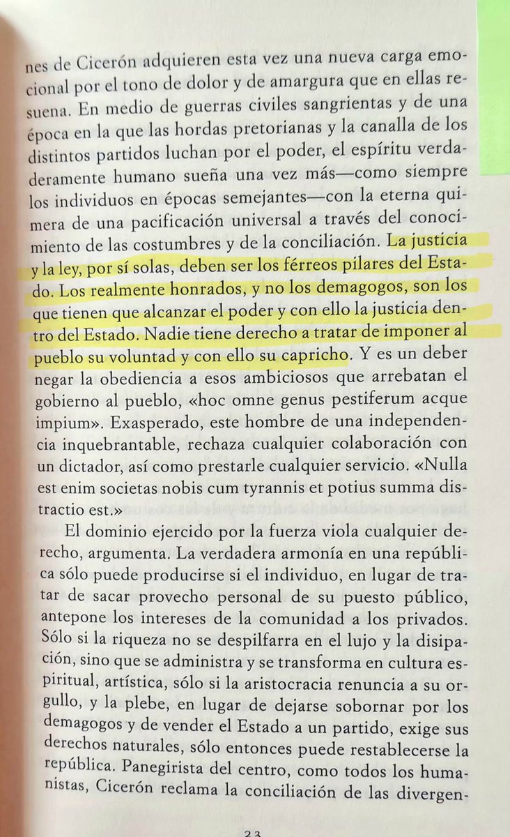 Susana74104124's tweet photo. Ojo a las palabras de Cicerón en el año 44 a.C. https://t.co/McA8Crjb4q