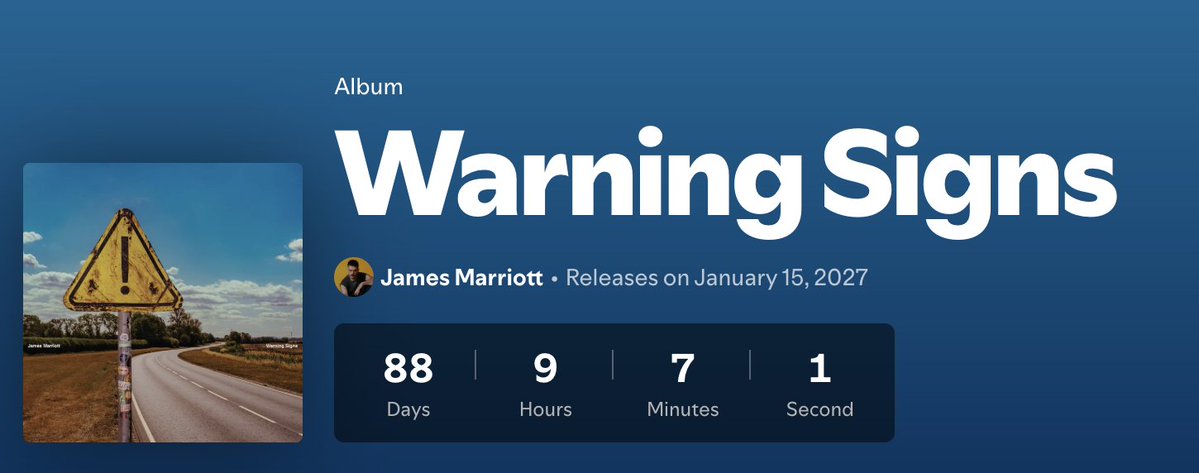 daysuntilws's tweet photo. 88 DAYS UNTIL WARNING SIGNS⚠️ https://t.co/YFz6lC76kd