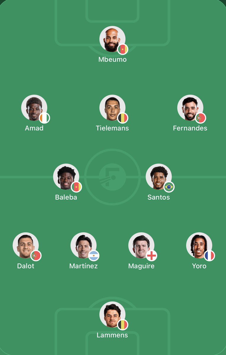 UtdForever7's tweet photo. 🚨Some really strange decisions from Michael Carrick here…

• If Bruno plays on the right, Amad and Mbeumo are forced out of their best positions.

• If Bruno plays as a false nine, either Amad or Mbeumo still ends up out of position.

All this while Matheus Cunha is on the bench — Not starting Cunha is absolutely baffling to me.