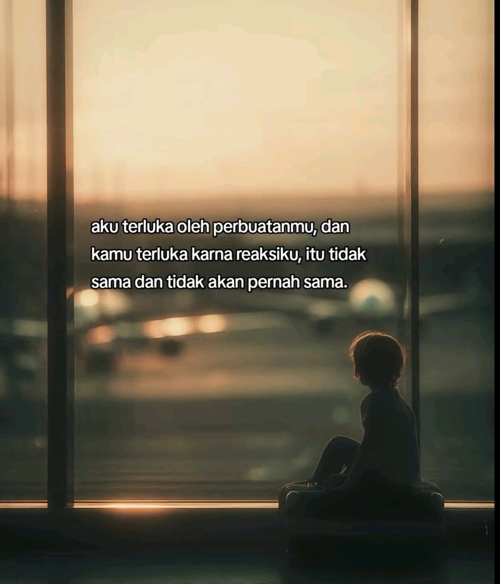 Xball0's tweet photo. aku terluka oleh perbuatanmu, dan kamu terluka karna reaksiku, itu tidak sama dan tidak akan pernah sama. https://t.co/WRTm3fAMxU
