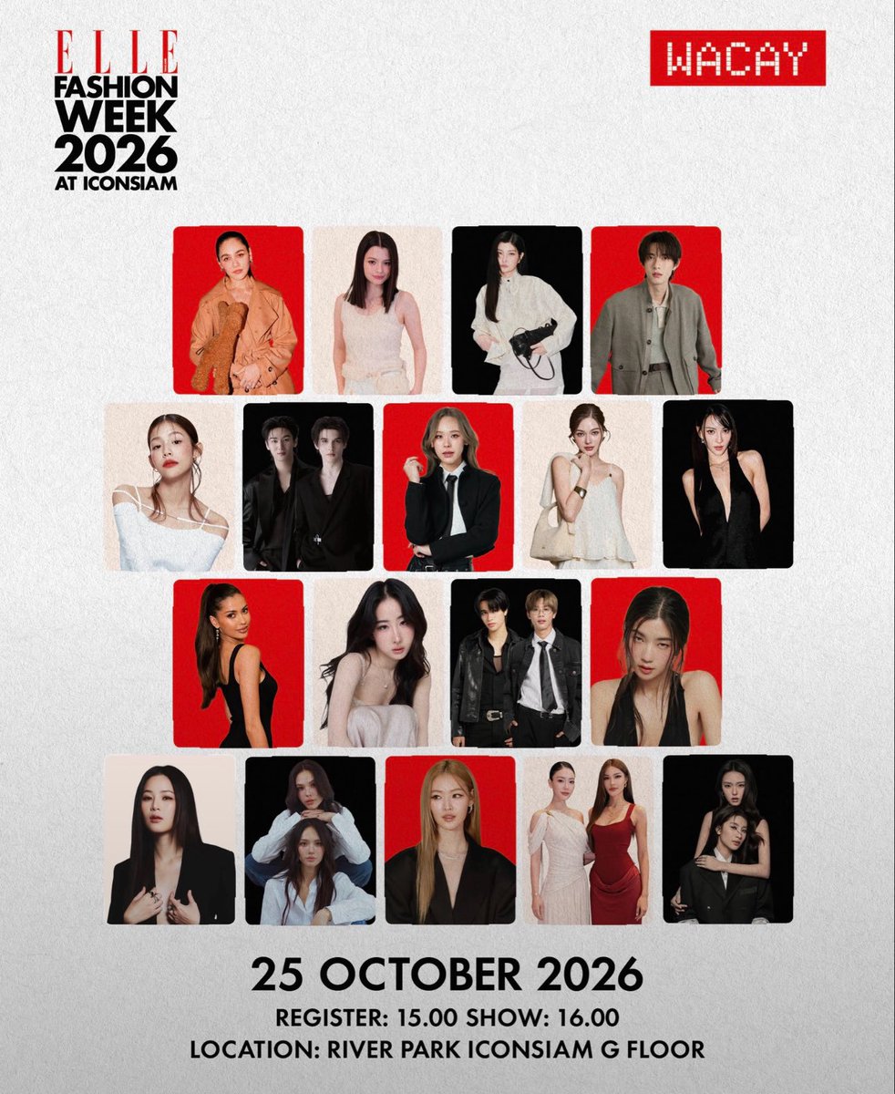 CineFocu's tweet photo. Check out the star-studded celebrity lineup heading to the NICHp show at #ElleFashionWeek2026. https://t.co/r3NpIzZiHS