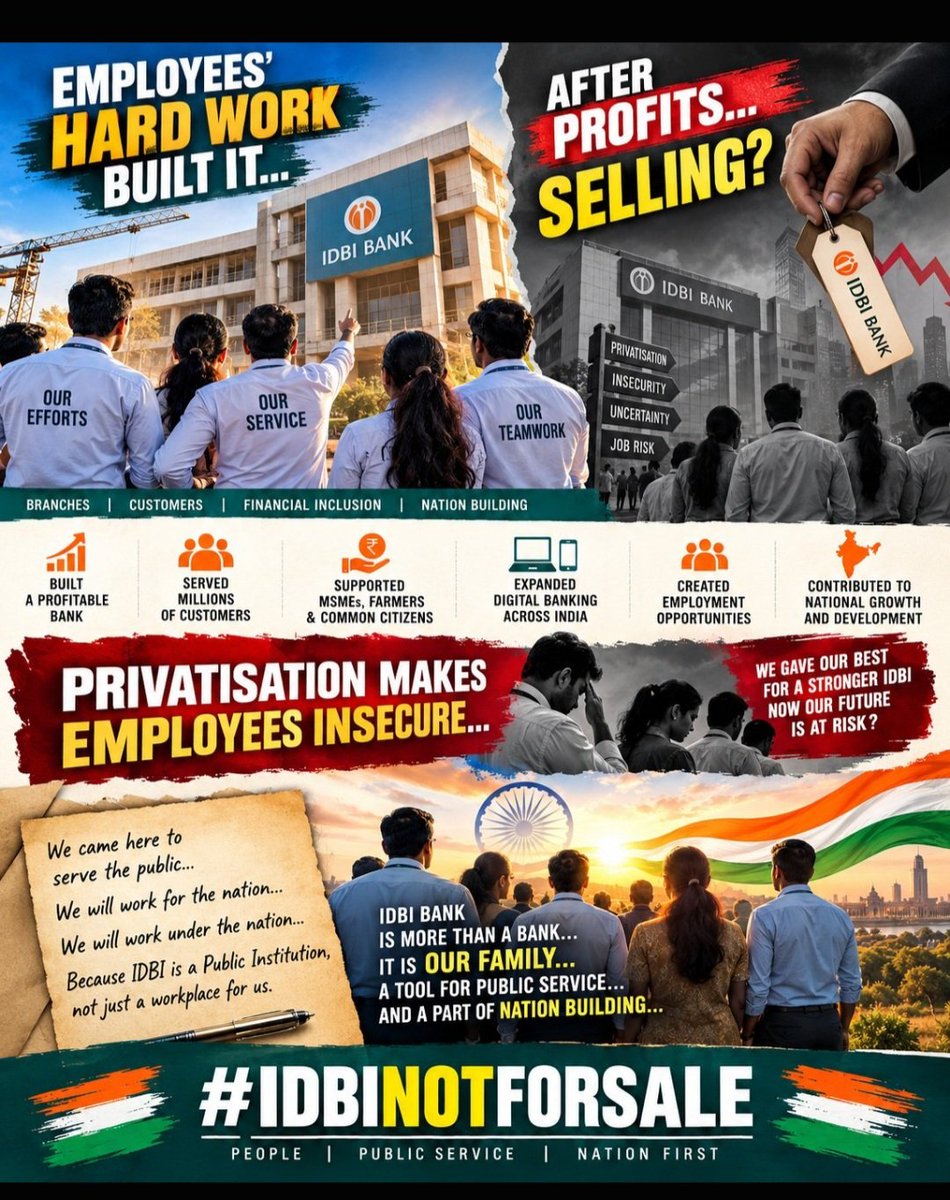 Ashasindhu's tweet photo. #IDBINOTFORSALE @Cockroachisback @neha_aisa @RahulGandhi @cpimspeak @SFI_CEC https://t.co/hFZBIrpJOb