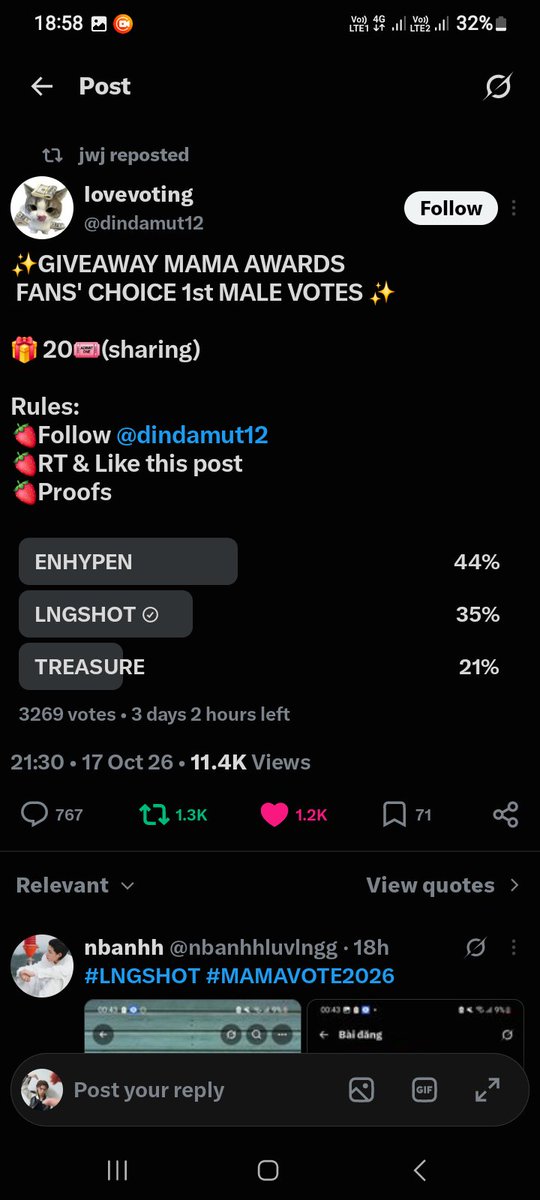 nguyen32475's tweet photo. @dindamut12 #LNGSHOT #2026MAMAMVOTE https://t.co/6xv9qAaVh1