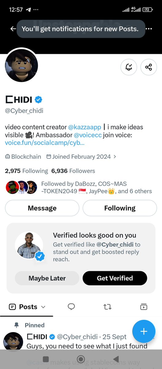 joggyman01's tweet photo. @COSMASANALYST @blockfestafrica @0xwale @Cyber_chidi @Chi_chi989 @DaBozzzzzzz @Big_khaddyy Done ✅ https://t.co/tvGsoRt5r6