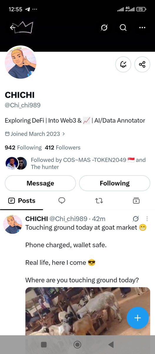 joggyman01's tweet photo. @COSMASANALYST @blockfestafrica @0xwale @Cyber_chidi @Chi_chi989 @DaBozzzzzzz @Big_khaddyy Done ✅ https://t.co/tvGsoRt5r6