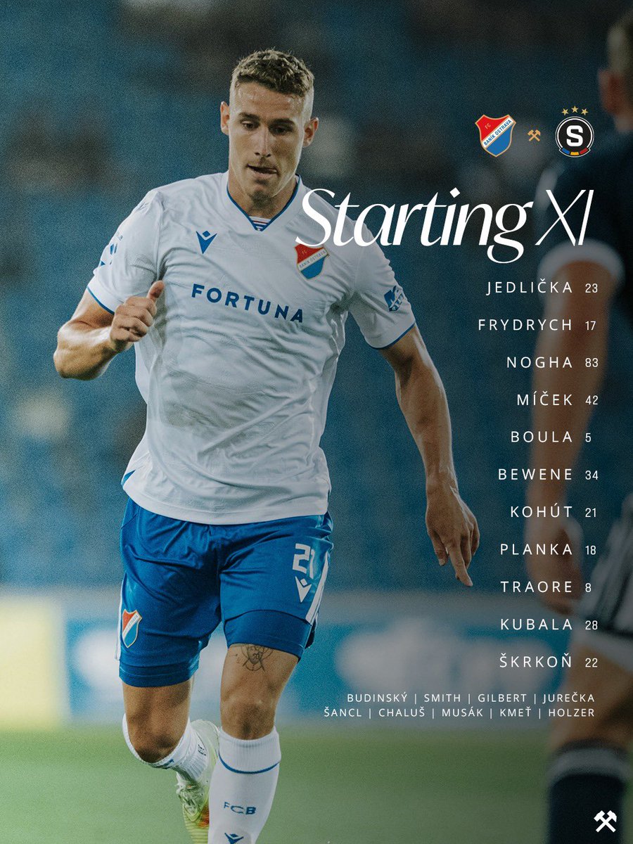 fcbanikostrava's tweet photo. ⚒️  𝗱𝗲𝗺 𝗿𝘂𝗯𝗮𝘁  |  Zpátky v základu je Michal Kohút. Bojovat, jezdit, nechat tam všechno! 🔥 #fcbacs https://t.co/b65wlpjgXT