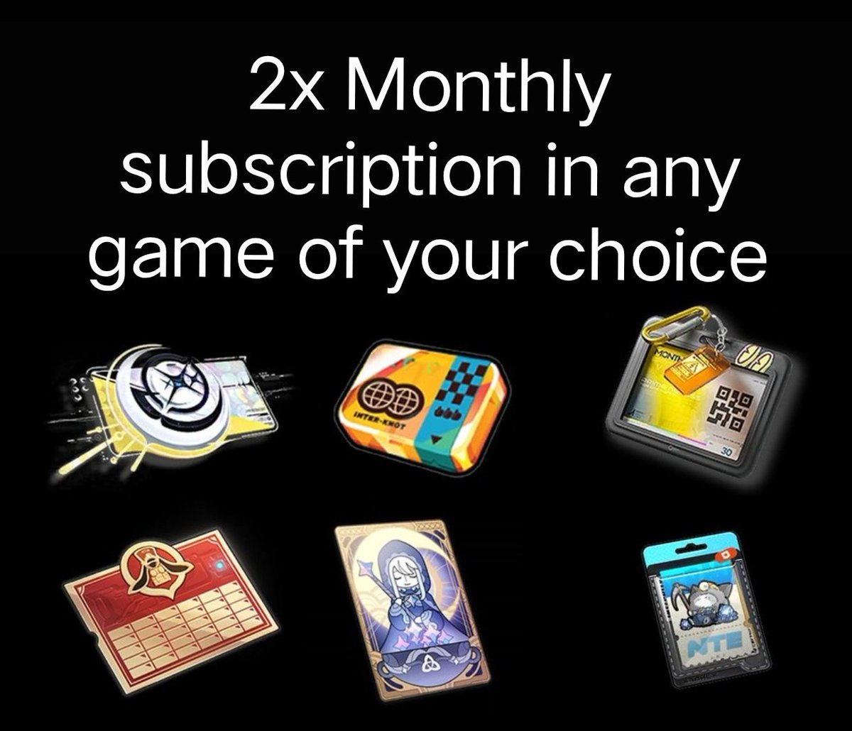 Riju1T_T's tweet photo. Quick Giveaway –––– 2x Monthly Sub

2 monthly sub for any game of your choice

to enter-

Follow @Riju1T_T and @Scyrptor
Like and RT this post

winners will be announced in 24 hours

(More giveaways coming on my Instagram)

#Gacha https://t.co/0LX9srf4Wq